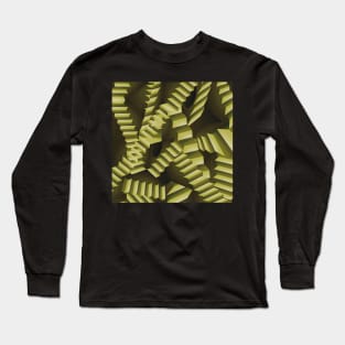 Liminal Stairs Yellow Long Sleeve T-Shirt